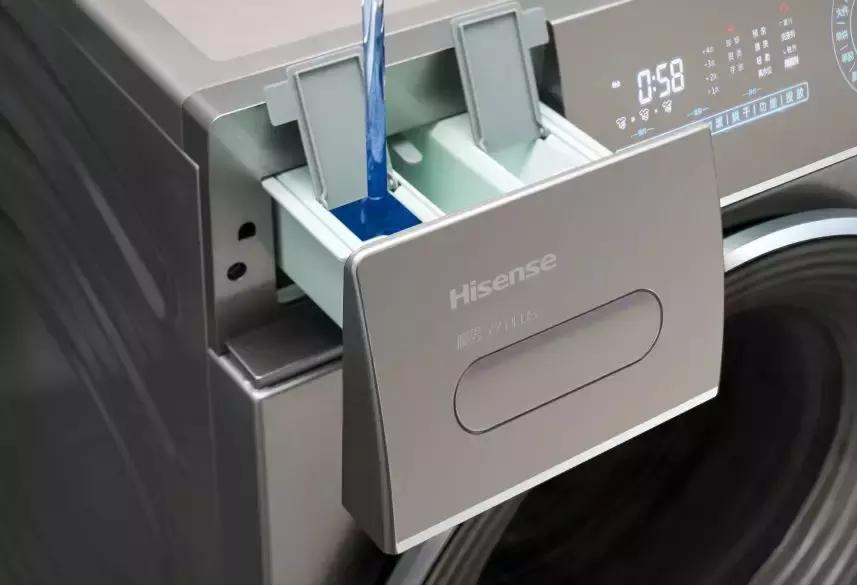 小天鹅滚筒洗衣机洗衣液盒子堵塞,滚筒洗衣机洗不干净全是毛毛