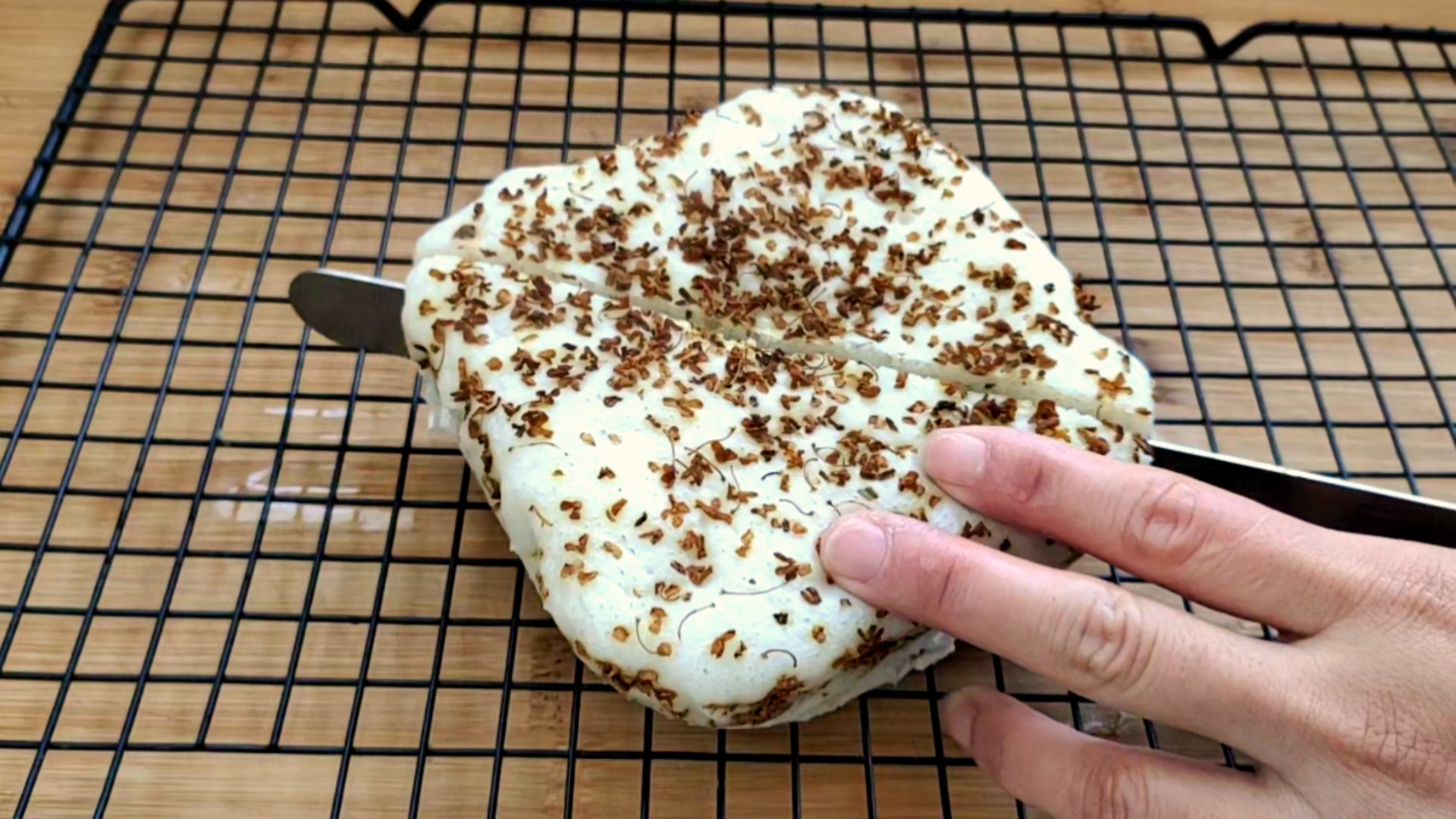 自发面粉做发糕为什么做出来发黏,怎样做粘米粉发糕才松软好吃视频