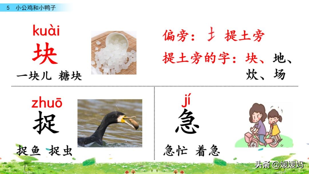 一年级下小公鸡和小鸭子课文重点,小公鸡和小鸭子一年级下册视频