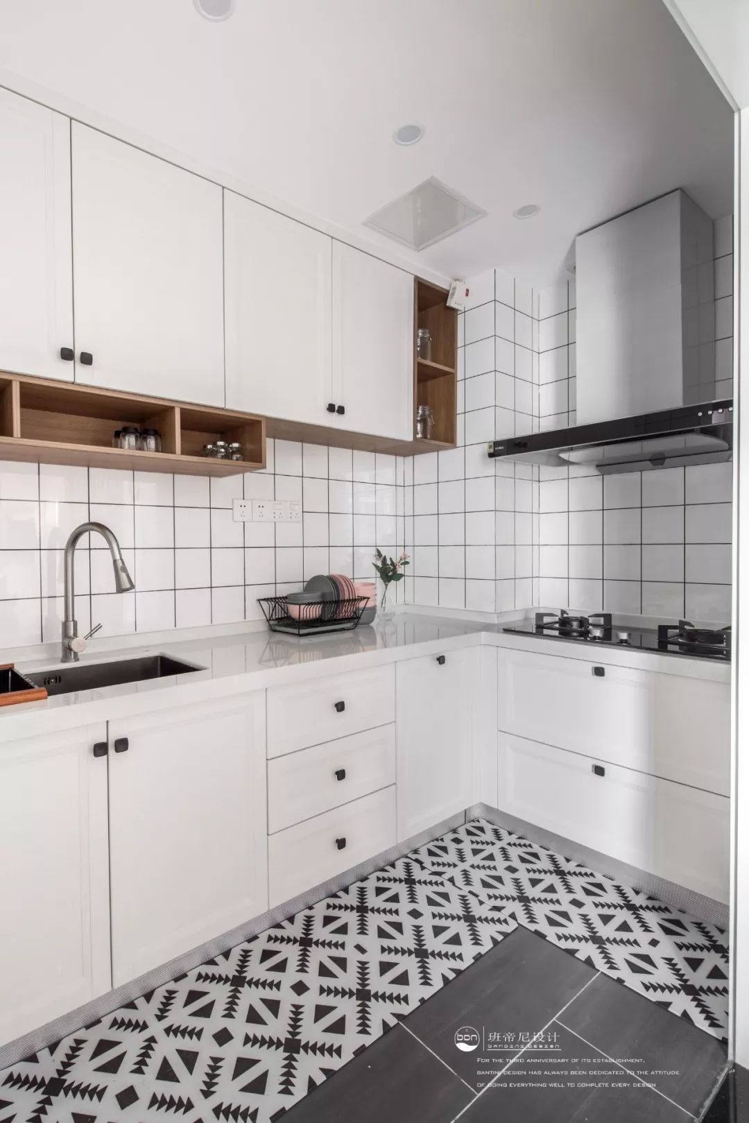 厨房橱柜门新中式款式和颜色,橱柜门颜色香芋色