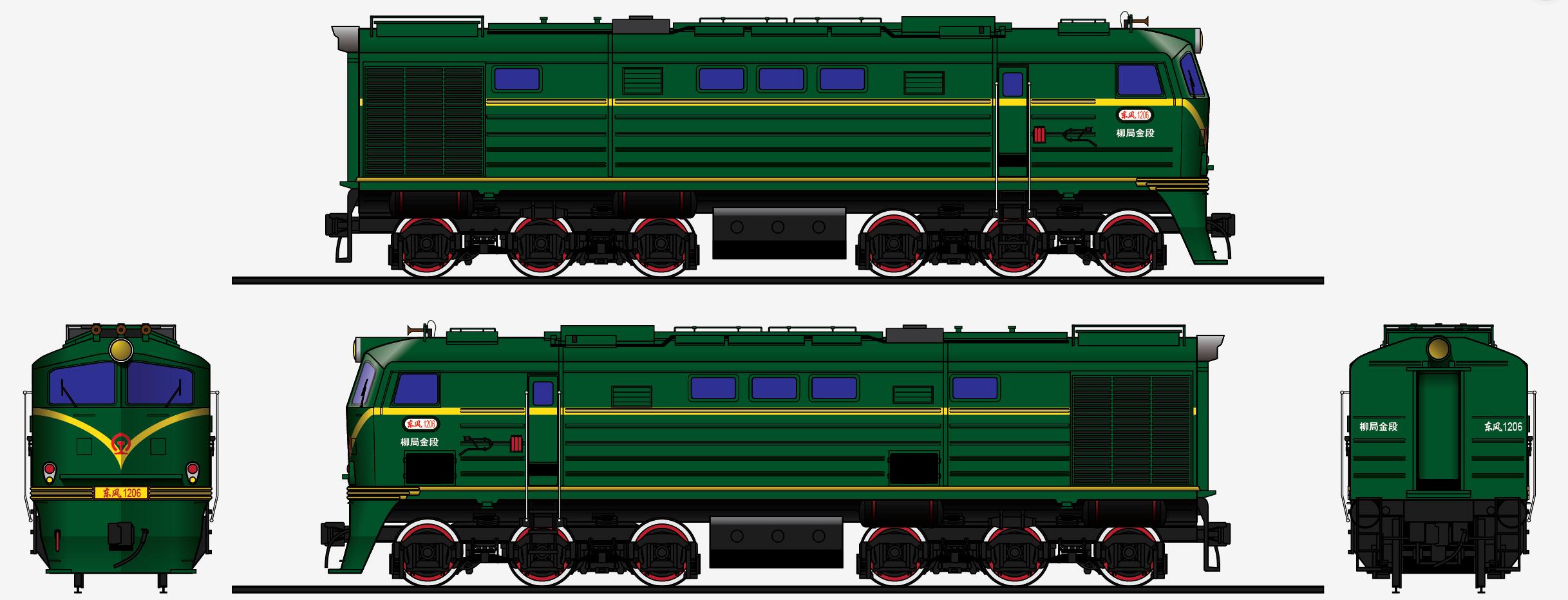 哭脸东风型内燃机车,东风内燃机车从哪一年诞生的