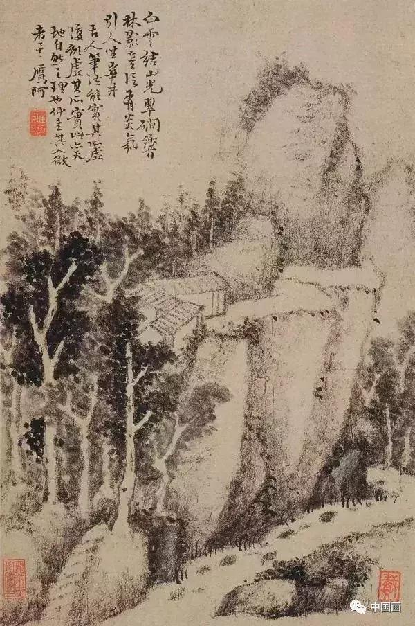 枯笔讲解,赏析枯笔