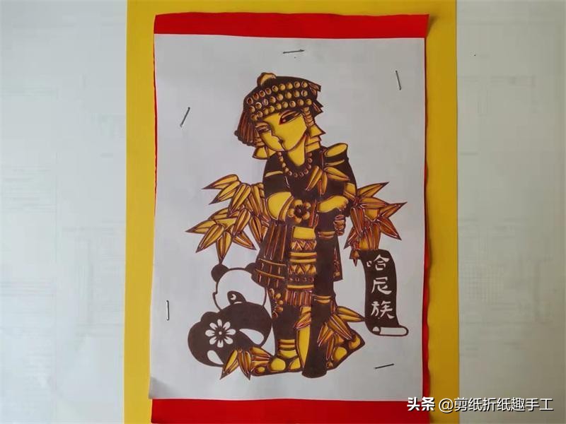 哈尼族剪纸视频,哈尼族图腾手工剪纸教程
