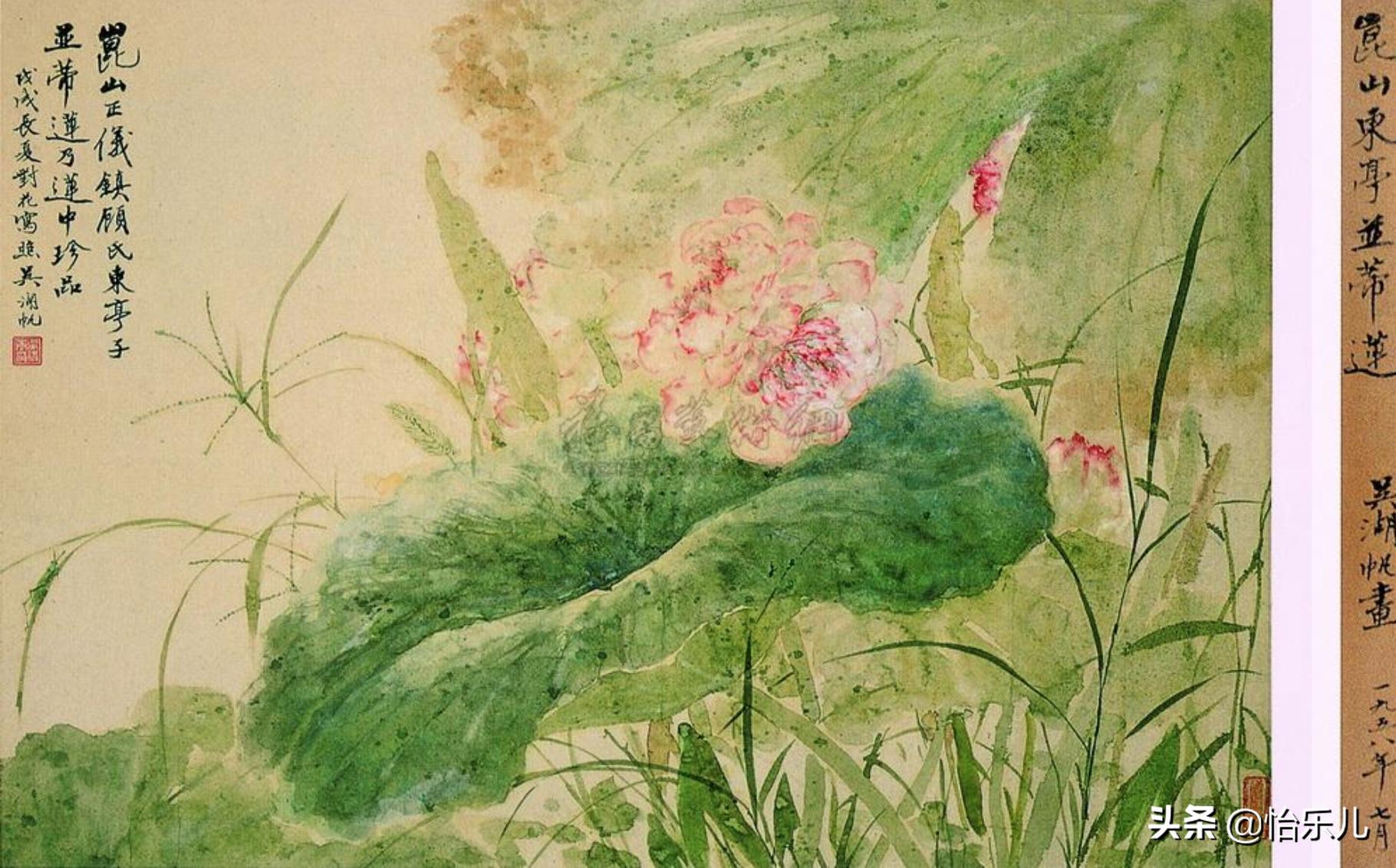 为何古今皆钟爱并蒂莲图？一片红情绿意，愿生生总开一处