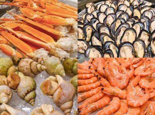 欧洲美食海鲜自助,单人东南亚海鲜自助餐
