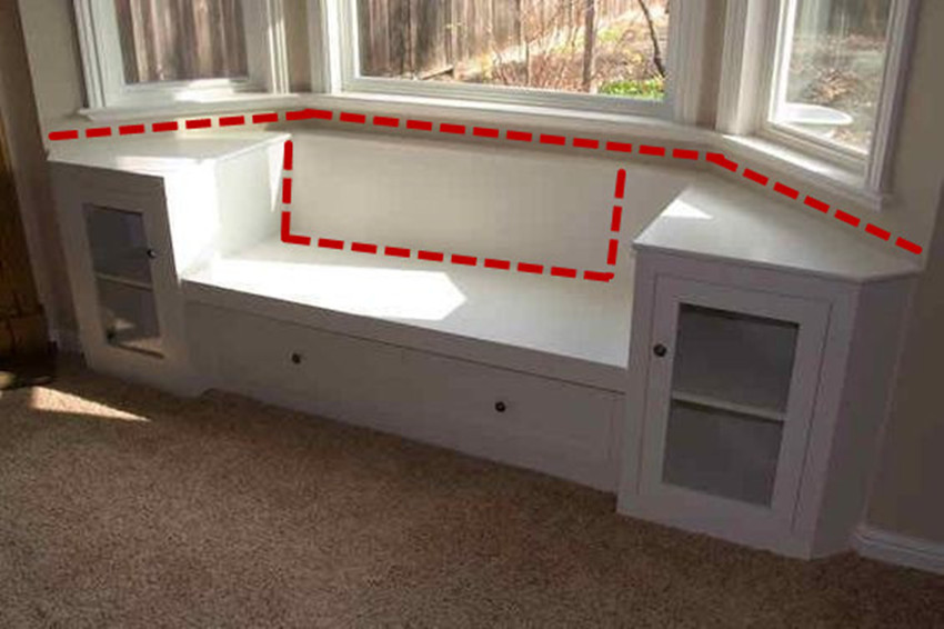 阳台飘窗沙发一体设计,小户型飘窗沙发餐桌一体效果图