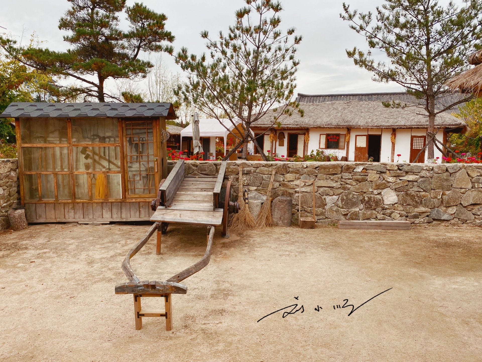 延吉朝鲜族民俗园都有什么,吉林省延吉市朝鲜族民俗园美景