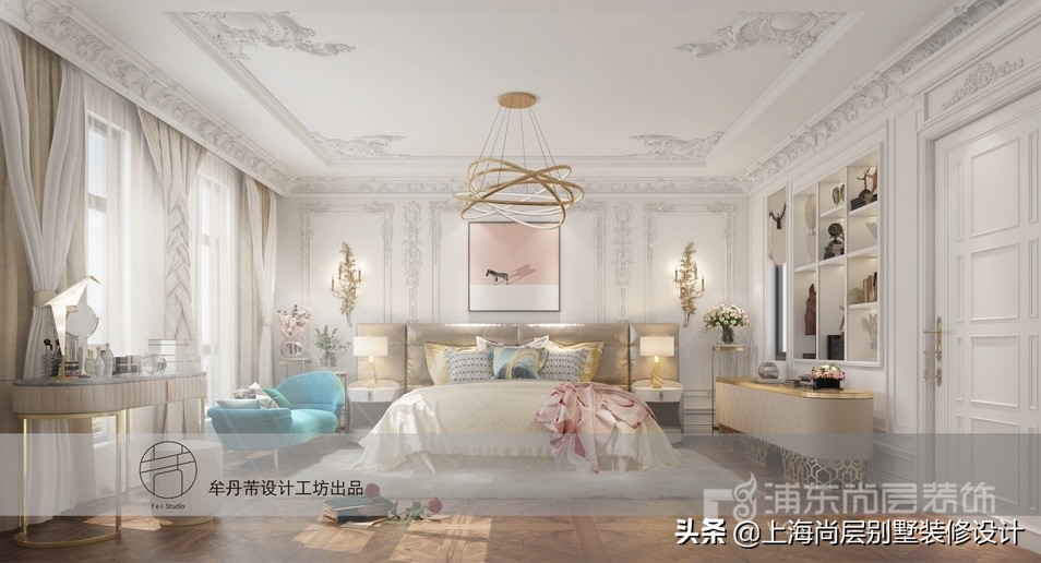 海淀法式轻奢别墅设计,青岛法式轻奢别墅设计