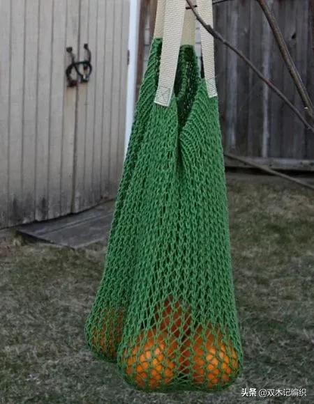 自己动手钩个小包,超实用钩织购物袋图解