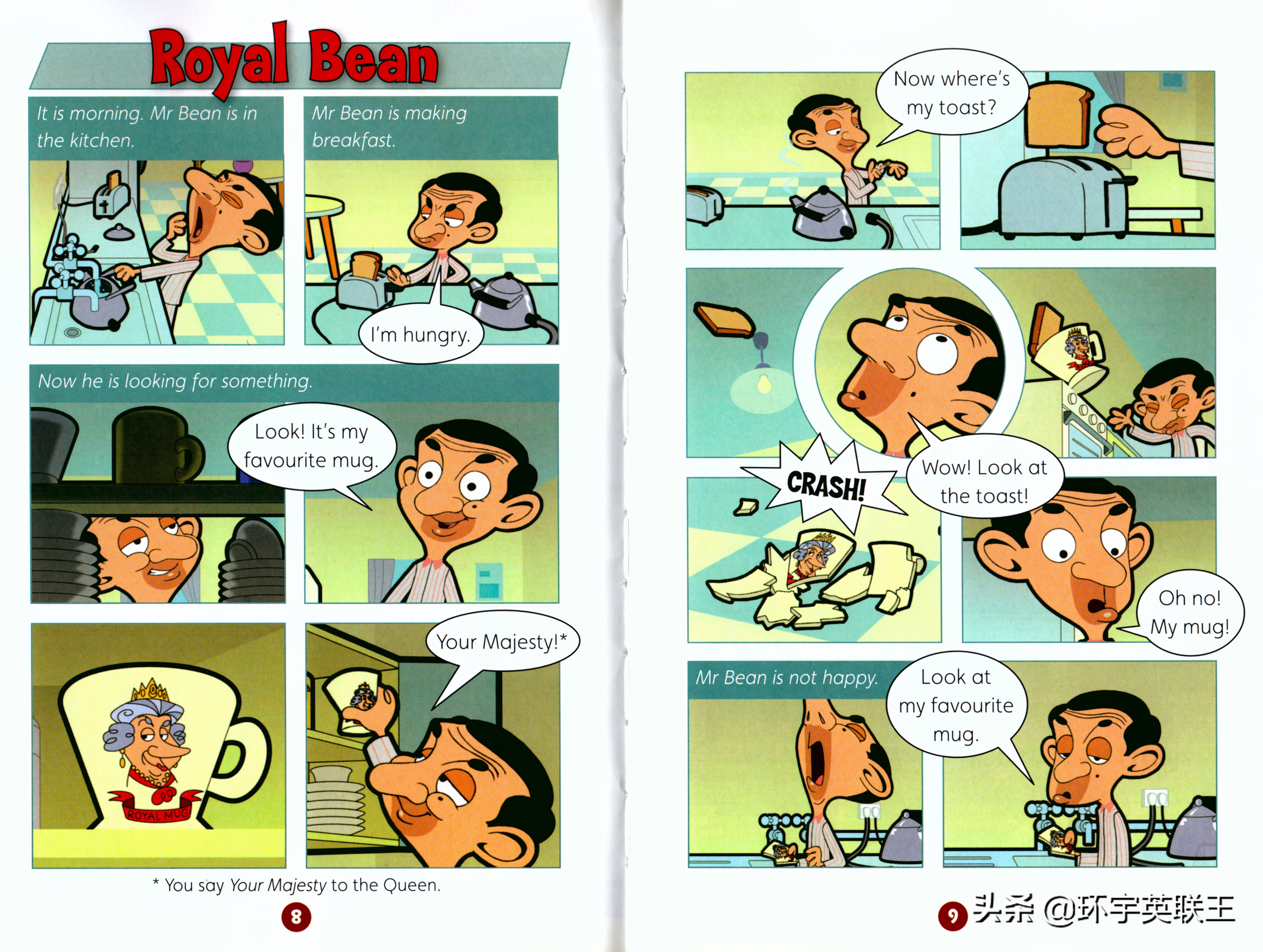 PopcornReaders学乐动画电影绘本1级MrBean:RoyalBean憨豆先生
