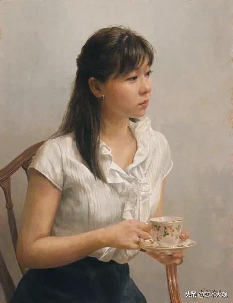 木原和敏人物油画,日本画家超写实人物油画欣赏