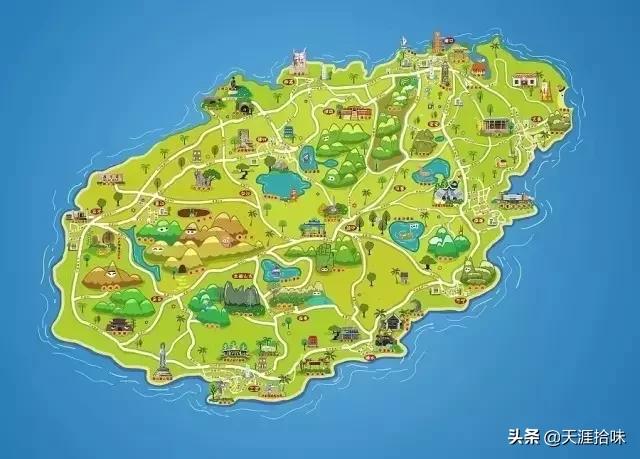 海南19个市县226个旅游景点,海南100个旅游景点