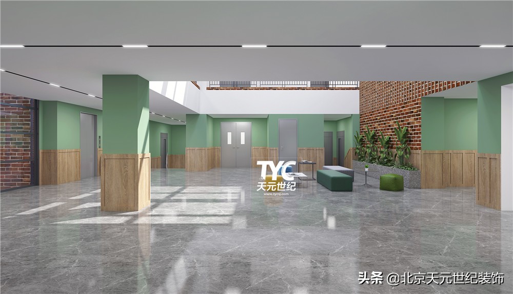 天津400平办公室设计案例,天津400平办公室装修案例