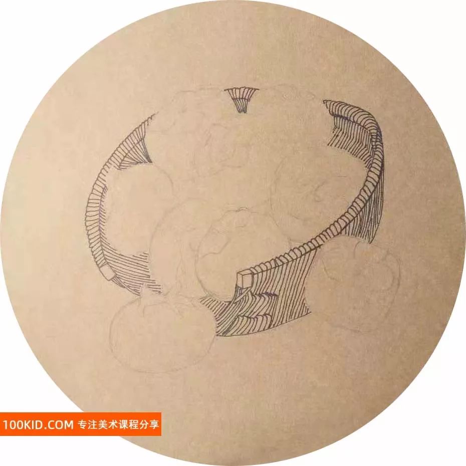 柿柿如意油画棒教学简单,柿柿如意幼儿油画棒作品