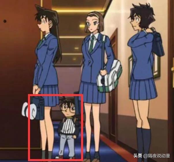 b站名侦探柯南,柯南身高之谜