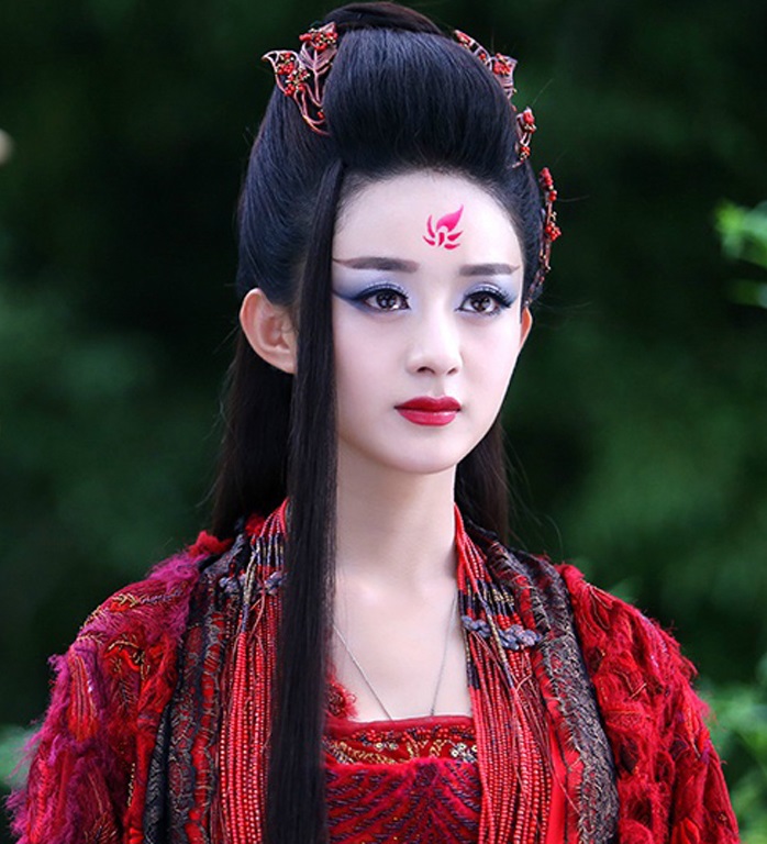 八位最惊艳的古装女子图片手绘,明星手绘壁纸古装