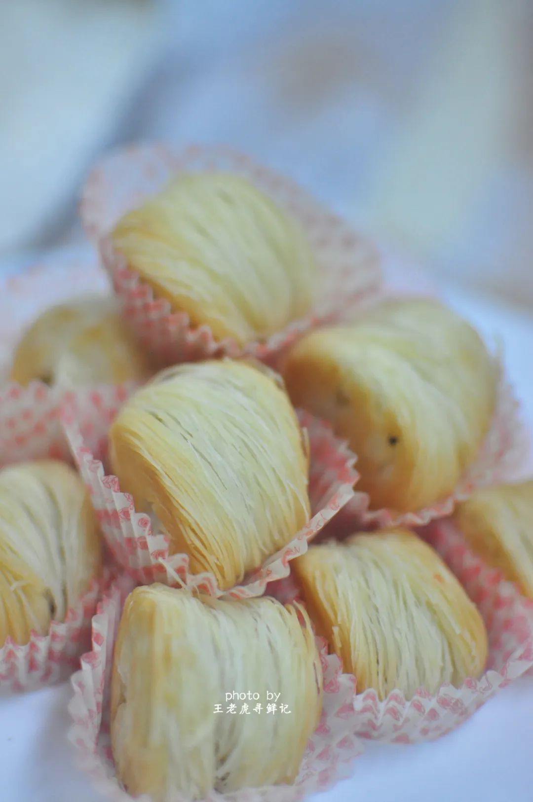 济南盘丝饼的正确方法视频,白糖油酥盘丝饼