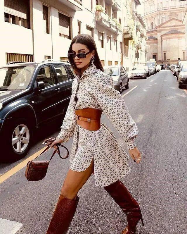 小个子腰带装穿搭150显高,矮个子怎么系腰带显高显瘦