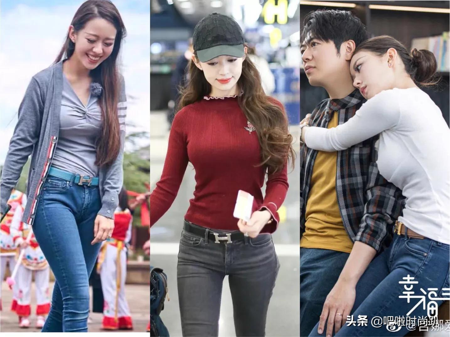 吉娜穿宽松服装,吉娜穿德国传统服装