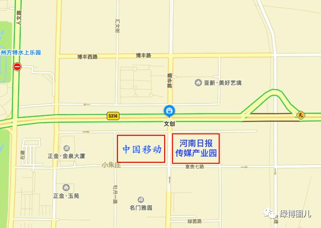 郑州绿博项目组团落地图,绿博落地项目