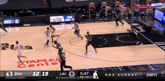 20210222篮网VS快船全场比赛攻防细节分析（上）