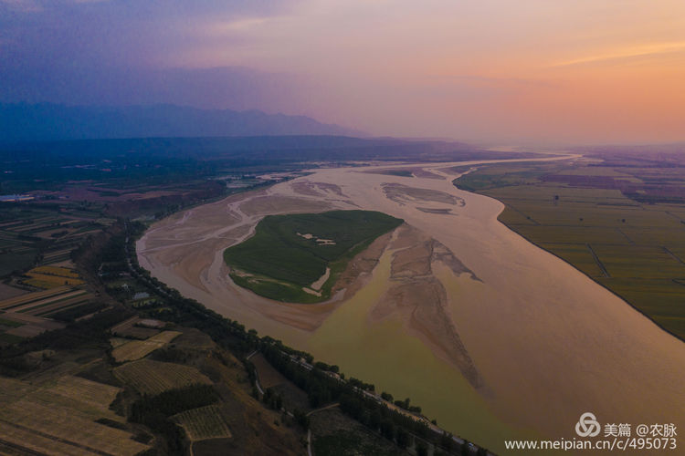 豫西老家放飞机,空中看黄河美景