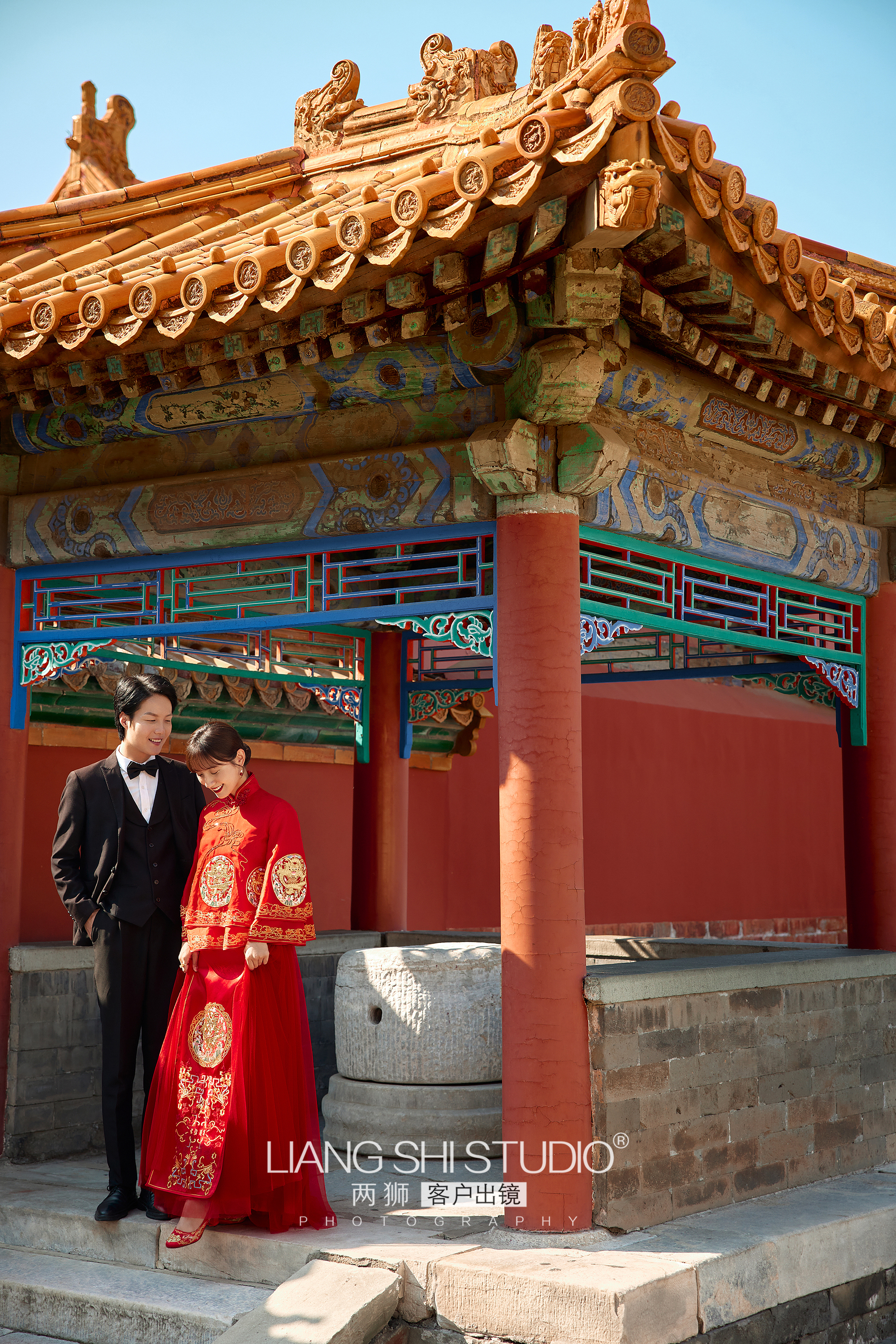 故宫中式婚纱照,故宫婚纱照拍摄大气磅礴