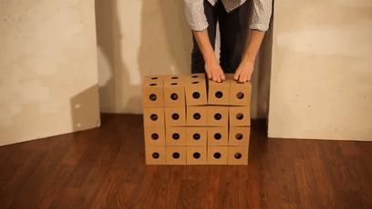 用折纸做多变魔方,用折纸叠的变形魔方