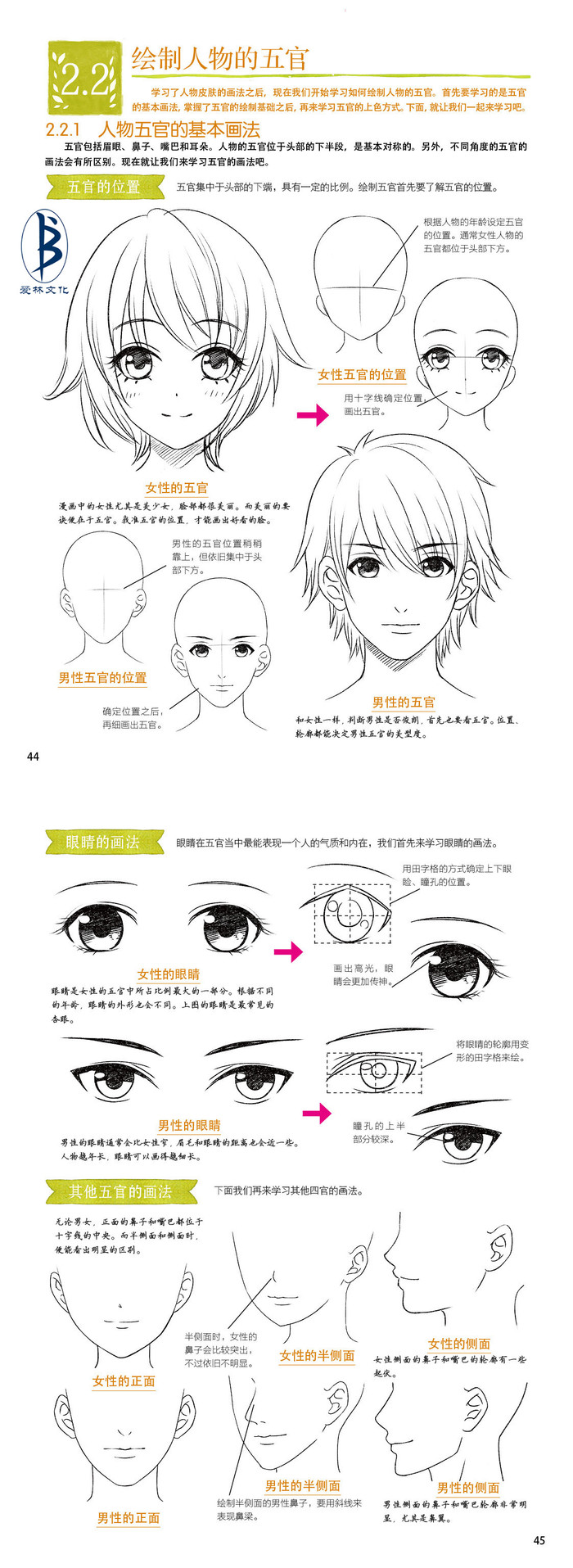 如何画动漫人物的脸型画法,动漫各个角度脸型怎么画