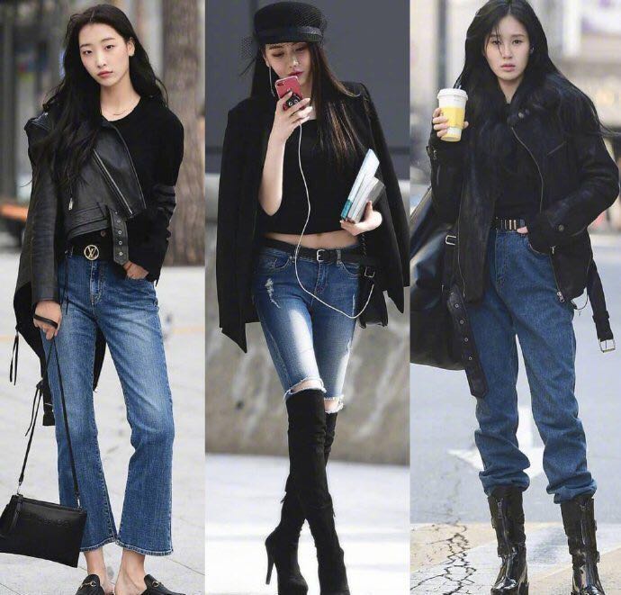 牛仔裤秋冬款爆款2022新款学生,牛仔裤早秋推荐女