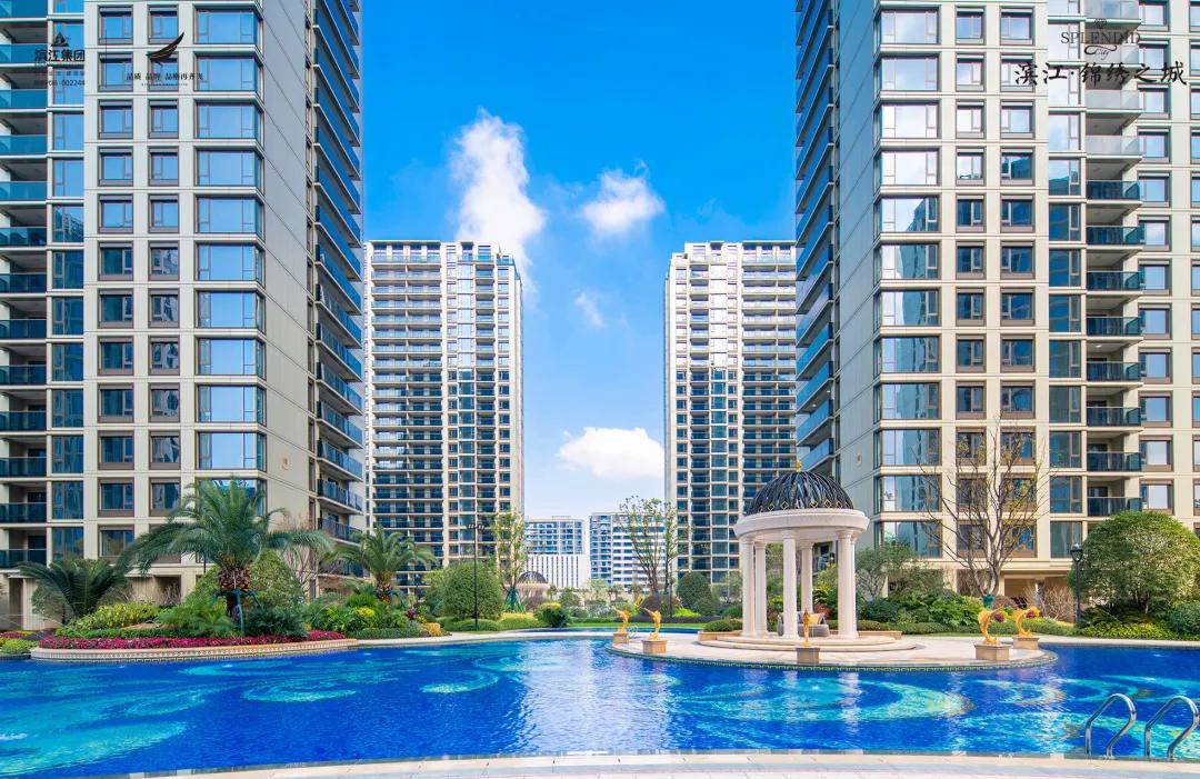 滨江楼盘实景,滨江效果图