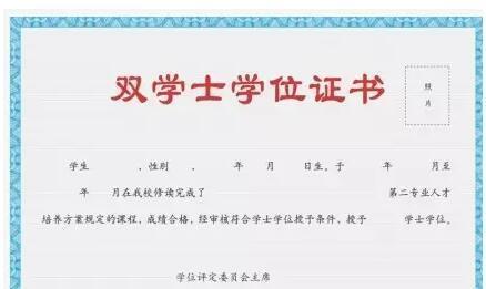 大学修双学位是从大一开始吗,大学怎么修双学位