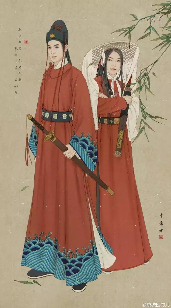 100张绝美古风女手绘简单铅笔,古风6-12岁手绘漫画人物超简单