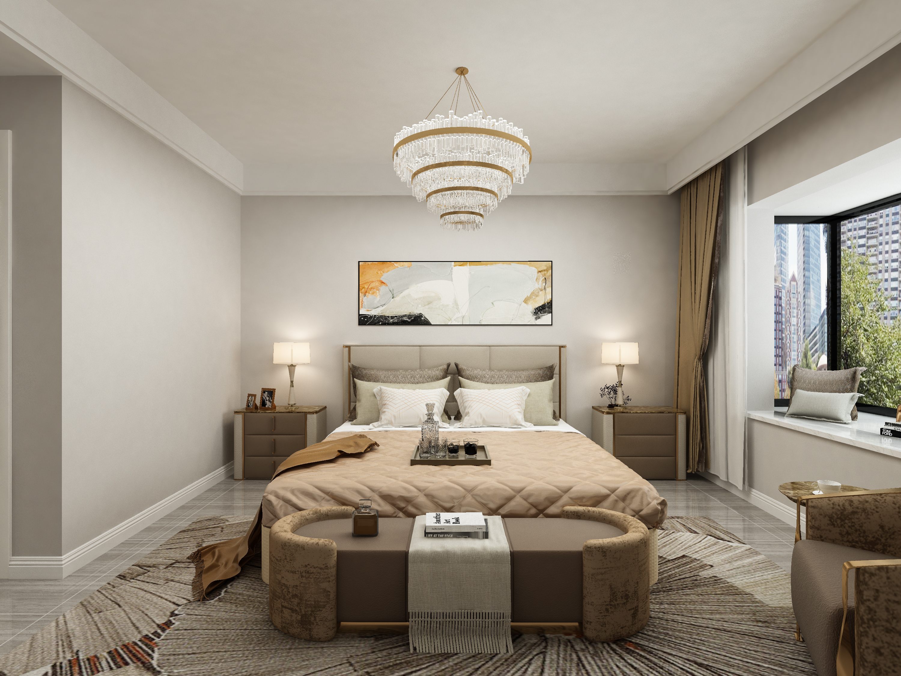 入户门正对走廊尽头窗户如何补救,家装过道尽头怎么弄好看