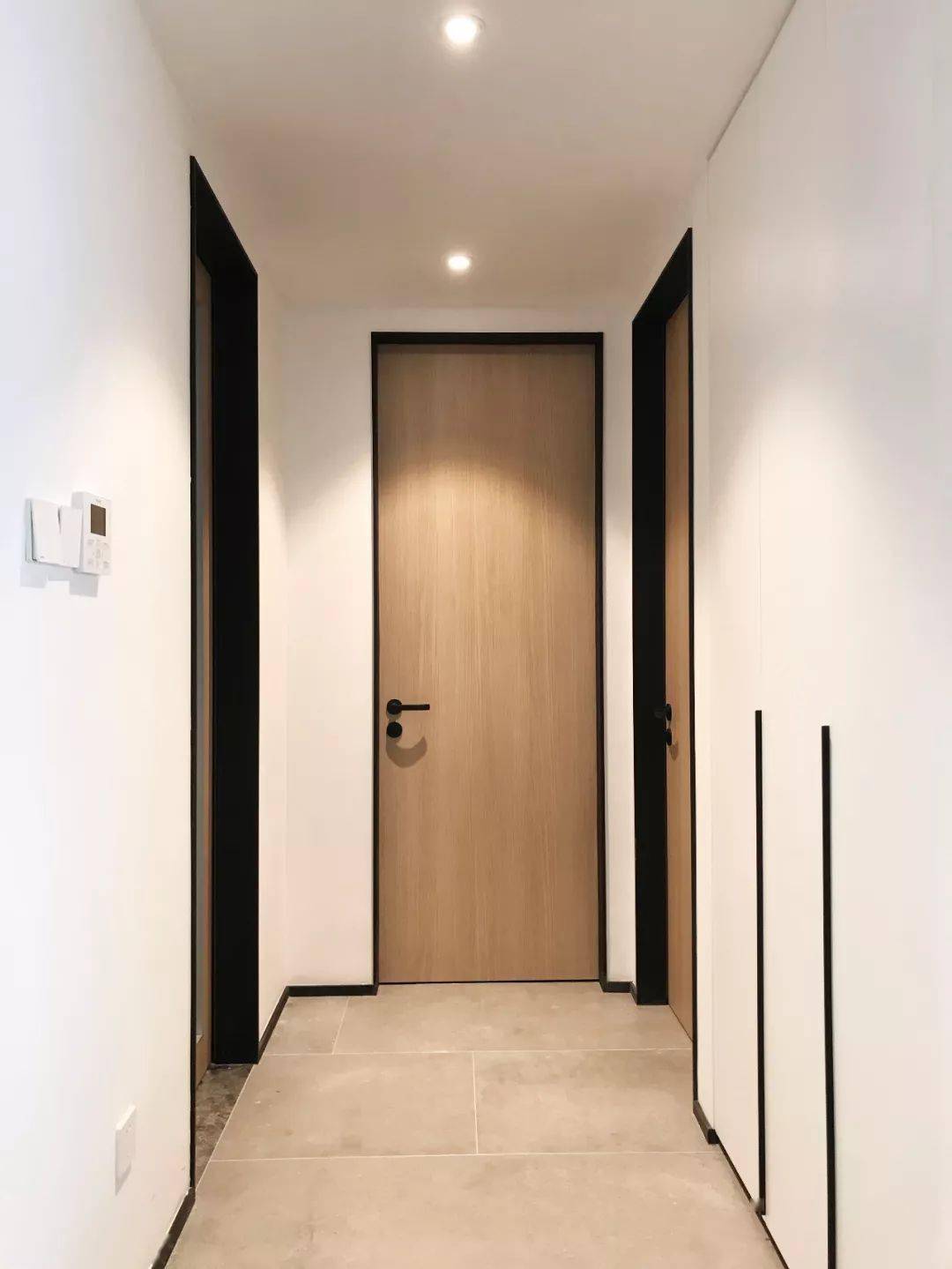 原木色家具白色木门,老师傅木门讲解