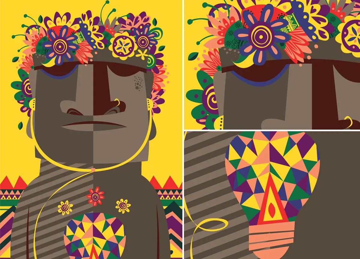 韩国插画师yoovora作品欣赏,澳大利亚插画师loika作品欣赏