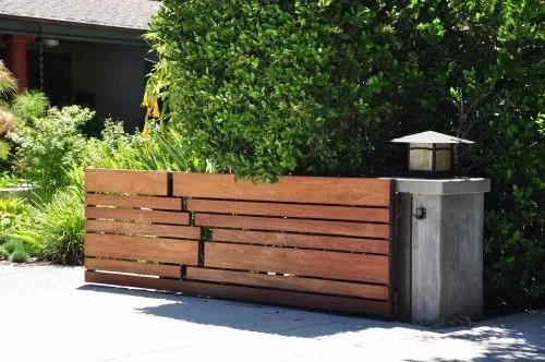 庭院栅栏门锁具,极简庭院栅栏门