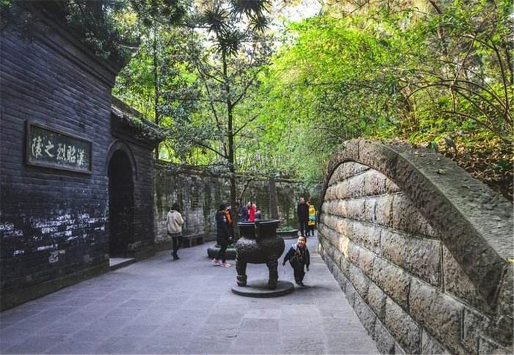 成都武侯祠刘备墓高清图片,武侯祠的惠陵真是刘备墓吗