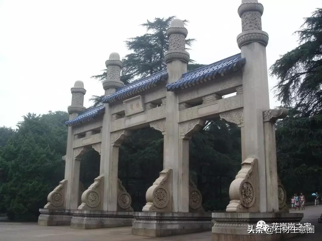 石牌坊石雕图片大全,各样式的石牌坊