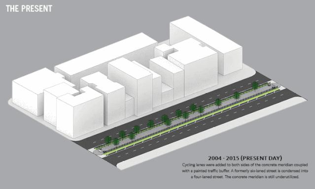 道路设计效果图,个性路面设计