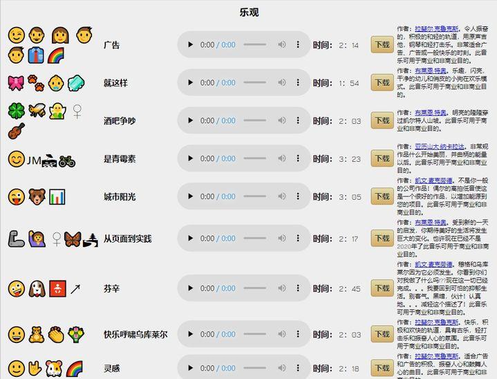 免费音乐素材库,私藏宝藏音乐