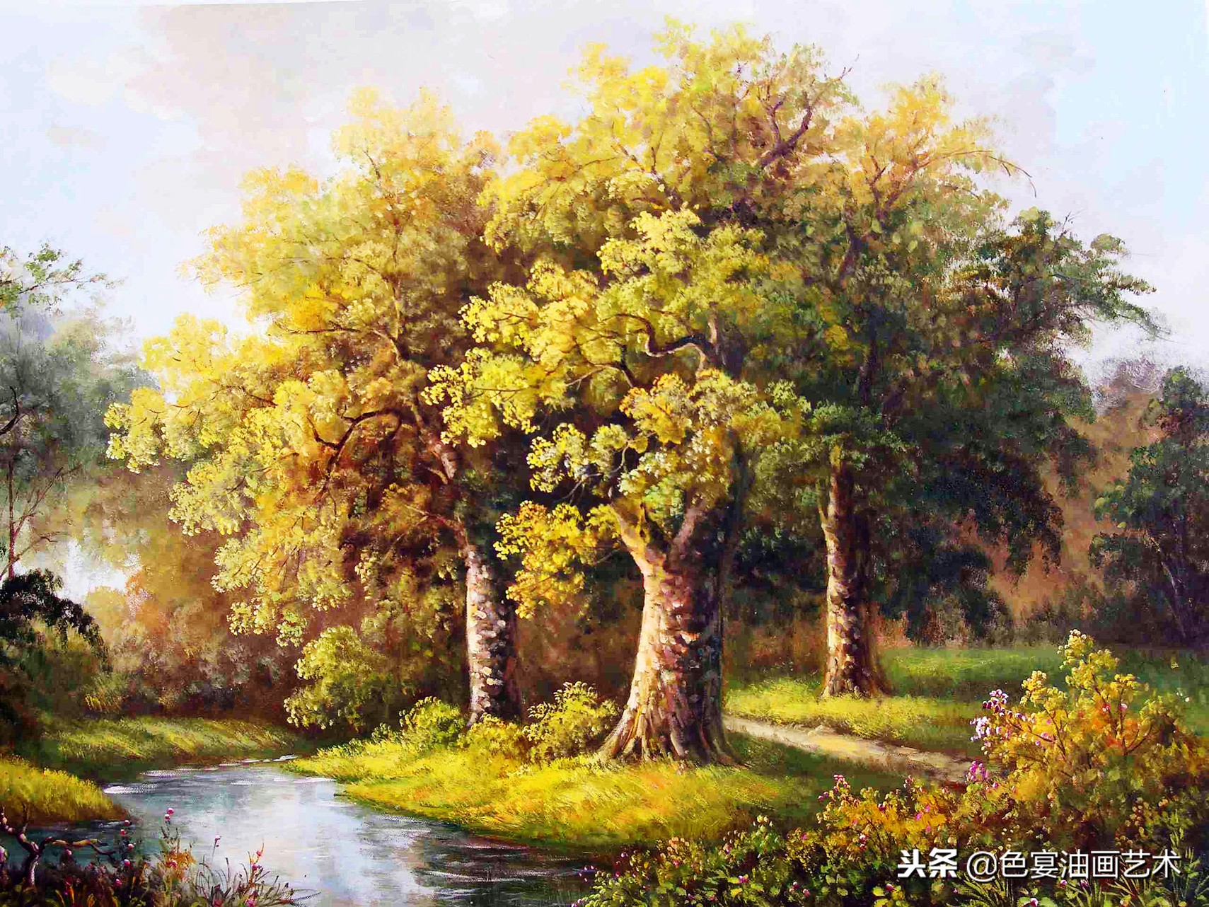 俄罗斯油画大师风景油画教程视频,油画大师油画风景创作教学视频