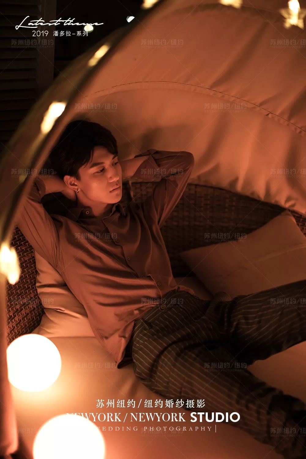 纽约曼哈顿婚纱展示,纽约夜景婚纱摄影