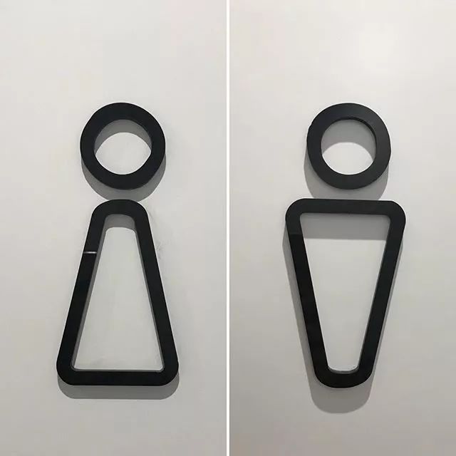 新中式男女厕所标志,各种各样的男女厕所标志