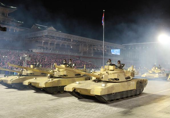 韩国看朝鲜阅兵,韩国朝鲜阅兵