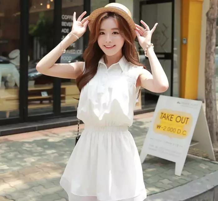 三伏穿的碎花连衣裙,现在的天气最适合穿这款连衣裙