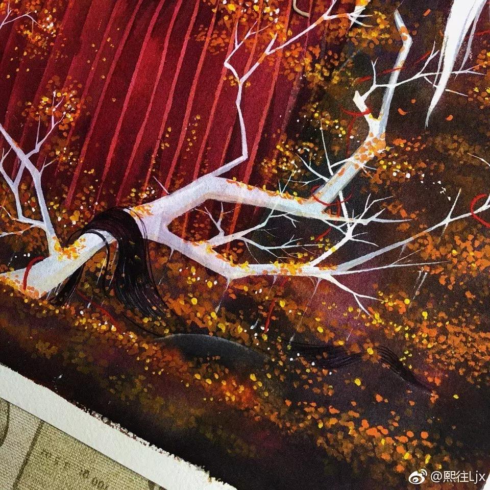 古风绘画线描,100张绝美古风女线描手绘