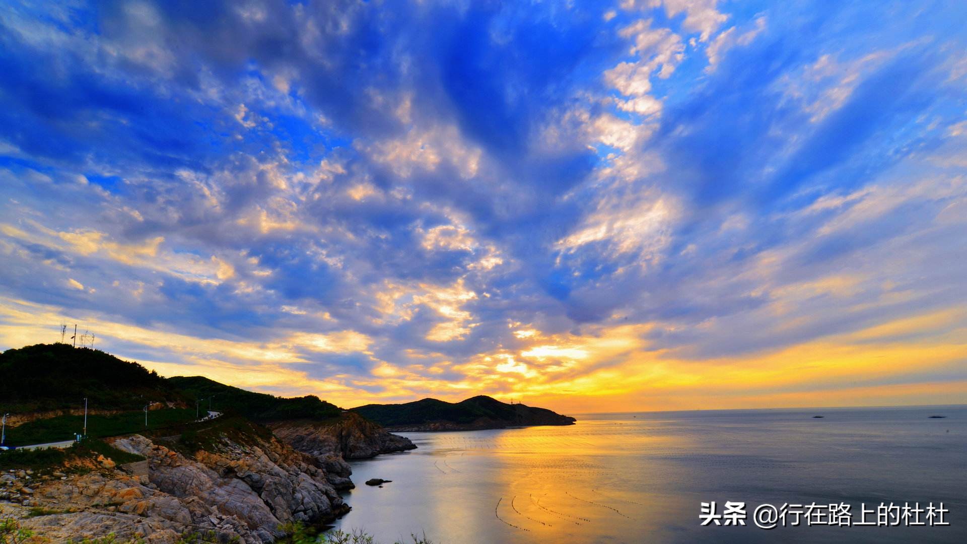 千里海岸线威海,威海千里海岸线风景画