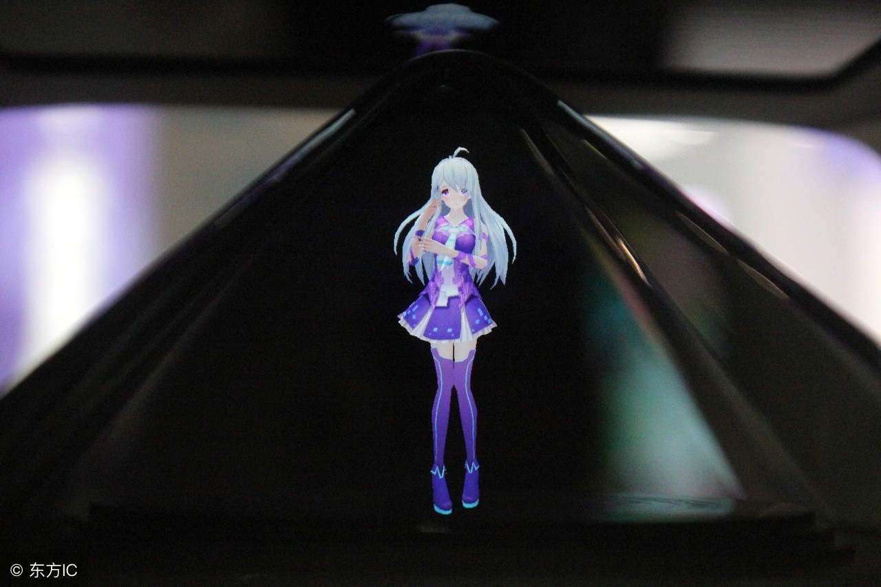 手机全息投影素材,黑科技全息投影手机