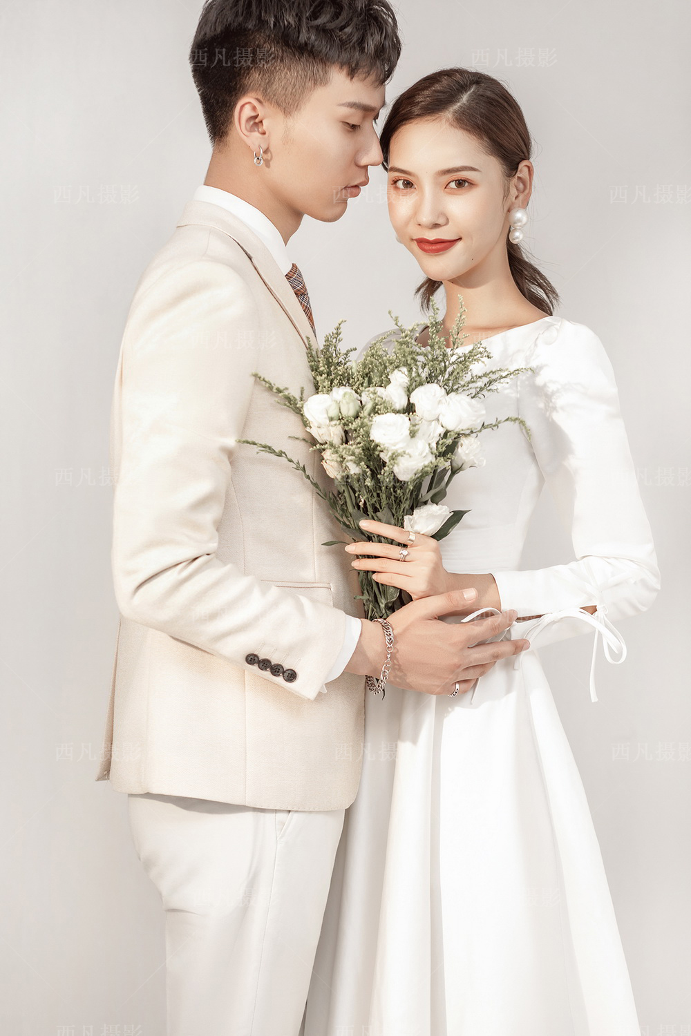 拍婚纱照前一天剪发合适,拍婚纱照前的注意事项